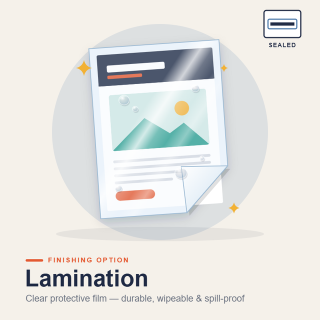 Document Printing - Upload Your Own - Finishing